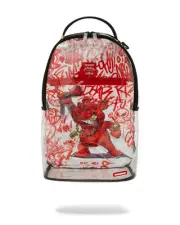 Authentic SPRAYGROUND 100% CLEAR DIABLO GALLERY BACKPACK - LIMITED EDITION
