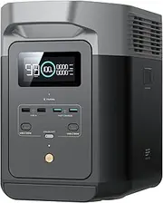 ECOFLOW DELTA 2 Portable Power Station, 1024Wh LiFePO4 (LFP) Battery, 1Hr Fast Charging, Solar Generator(Solar Panel Not included) for Home Backup Power, Camping & RVs