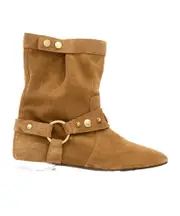 Isabel Marant Stania Flat-Heeled Boots 36,37,38,39 Light bronze gold