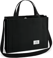 [BINSUNS] Corduroy Tote Bag for Women Small Satchel Bag Mini Tote Bag Aesthetic Crossbody Bag Handbag - Work Travel Shopping