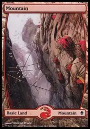 1x Mountain #245 Zendikar MtG Magic Land Common 1 x1 Card Cards