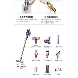 Dyson V12 SV20 Detect Slim Fluffy 輕量智慧無線吸塵器 【限量福利品】1年保固