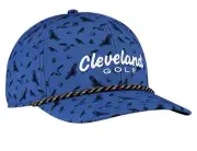 NEW Cleveland Golf Pattern Rope Blue Adjustable Snapback Golf Hat/Cap