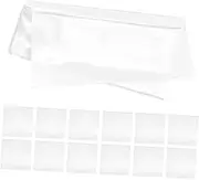 OHPHCALL 1set Vinyl Record Bag Storage Storage Basket Universal Accessories Vinyl Records with Covers Outer Vinyl Sleeves Protective Sleeve Record Rattan Storage Baskets Plastic White 24pcs
