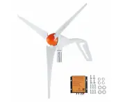 VEVOR 500W Wind Turbine Generator, 12V Wind Turbine Kit, 3-Blade Wind Power Generator