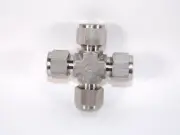Tylok® CBC-Lok® SS-8-DCR Double Ferrule Union Cross, 1/2" Tube, 316SS