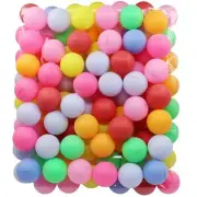 100 Pack Colored Ping Pong Balls for DIY Plastic Multiple Color Table Tennis ...