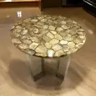 Natural Agate Stone Coffee Table Top For Living Room Side Furniture Table Decor