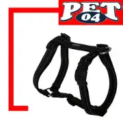 Rogz Black Utility H-Harness-LumberjacktExtra Large
