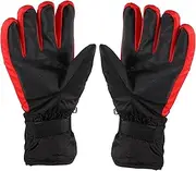 [SUPVOX] Heated Gloves Thermal Gloves Hiking Gloves Ice Fishing Gloves Mittens Heating Gloves Snow Gloves Waterproof Gloves Hat Cycling Gloves Windproof Mitten Polyester Black