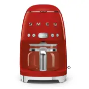 Smeg Drip Coffee Maker Red DCF02RDUS - Retro Style & Modern Functionality
