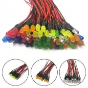 Creative Crafts DIY Projects Emitting Diodes 3mm LED 7.87 Inches Wire Length
