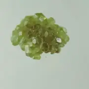 green Demantoid Garnet crystal, cluster specimen, Madagascar, 7.1 cts #32