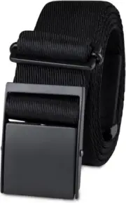 Kenneth Cole Reaction Men's Adjustable Web Camp Belt Black One Size