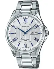 [Casio] Stainless Steel Watch in Silver/White