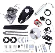 [SanBouSi] 100CC Bicycle Engine Complete Kit, 2 Stroke Petrol Bicycle Motorized 48km/H Complete Bike Conversion Set, Gas Motorized Motor Bike Engine Kit for 26", 28"