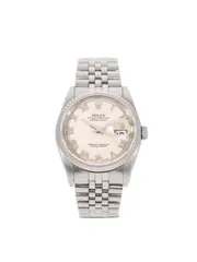 Rolex 1990 pre-owned Datejust 36mm - White