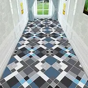 Runner Rugs, Contemporary Passage Runner Rug for Hallway, Living Room, Kitchen and Bedroom Anti-Slip Floor Mat Style Hallway Anti-Slip Corridor Long Carpet,0.8m x 2.5m