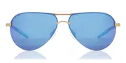 Costa Del Mar Helo Polarized 600608 Men's Sunglasses Gold Size 61