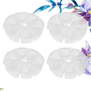 4 PCS Gemstone Container Plastic Storage Box Miss Compartment Organiser