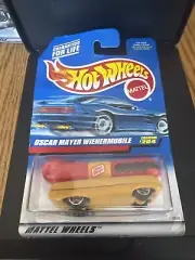 Hot Wheels 1993 Collector #204 Oscar Mayer Wienermobile Vintage Blue Card 3029