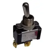 Toggle Switch - SPST - 1 Pole - Screw Terminals w/ On-Off Plate - MORRIS-70072