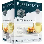 [Berri] Berri Fresh Dry White Cask 5Lt