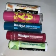 Lot 5 Lip Balm ChapStick Blister Maybelline Baby Lip Mix