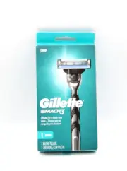 Gillette Mach3 3-Blade Razor + 1 Razor Blade Refill