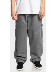 [DC] Worker Baggy Carpenter Denim Pants in Medium Grey