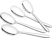 Gloreen 9.7 Inches Stainless Steel Serving Spoon, 8 Pieces Large Dinner Serving Tablespoons
