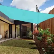 Sun Shade Sail Outdoor Canopy Cover Rectangle Heavy Duty 16'x20' Turquoise