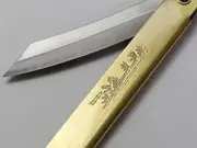 HIGONOKAMI Rare Damascus Folding Japanese Knife Genuine Specially