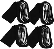 minkissy 5sets Non-slip Warm Keeping Men Socks Hospital Nursing Socks Breathable Elastic for Elderly Men 4pcs*5
