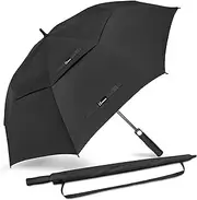 NINEMAX Extra Large Golf Umbrella 54/62/68 Inch -Automatic Open Extra Large Oversize Double Canopy Vented, Windproof & Waterproof for Men and Women