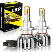 2x New H7 LED Headlight Globes Bulbs Low Conversion Kit White 6000K Lamps US (for: Renault)