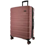 Pierre Cardin 80cm LARGE Hard Shell Suitcase 4 Wheeled - Rose