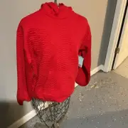DSG Pullover Hoodie Girls Red. A90