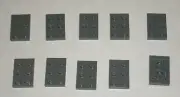 LEGO NEW 2x3 Dark Stone Grey Plate (10x) 4211043 Brick 3021