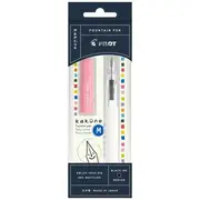 Pilot Kakuno BegreeN Fountain Pen Soft Pink White Barrel