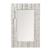 Dunbar Wall Mirror - Rectangle White