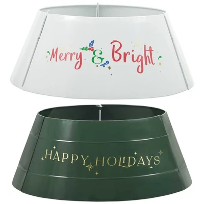 HOMCOM 26 Inch Christmas Tree Collar Ring, Stand Cover for Decoration
