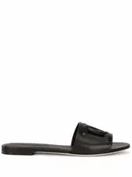 [Dolce & Gabbana] Dolce & Gabbana-Sandali Slides Dg Millennials Con Logo-Donna 37 IT