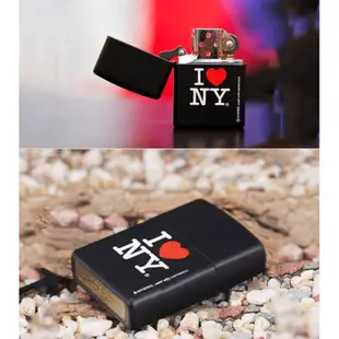 Zippo 美系經典打火機 I Love New York 我愛紐約消光黑烤漆款/NO.24798/ZP112【詮國】