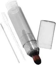 CANIGHT Scalp Oil Applicator Bottle with Dropper Cleaning Brush Transparent Scalp Applicator Comb for Hair Growth Serums Gentle Application for All Ages