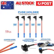 5PCS 12V Low Profile Add A Circuit Fuse Tap Car Mini Micro Blade Fuse Box Holder