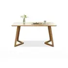 Leo Solid Timber Dining Table Triangle Foot Design 1.5m/1.3m