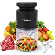 Mini Food Processor 2.5 Cup, Meat Grinder 400W, Small Food Processor Mini wit...