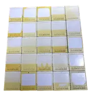 1 x Genuine Memory Card For Nintendo GameCube 59 Blocks Official Grey (Yellowed) (Pre-Owned)