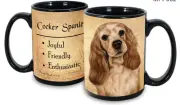 Buff Cocker Spaniel Faithful Friends Mug
